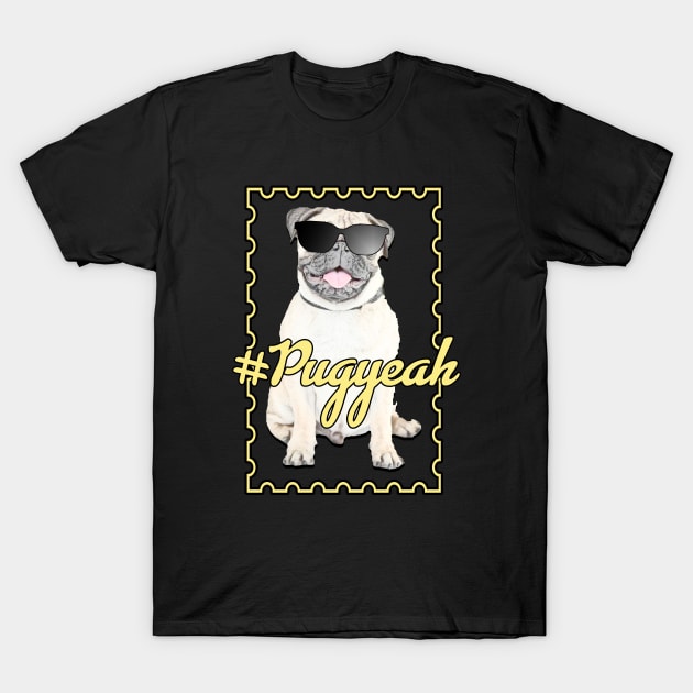 Pug Yeah T-Shirt by BoxcutDC